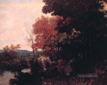  courbet - Lisiere de Foret Landschaft Gustave Courbet Fluss